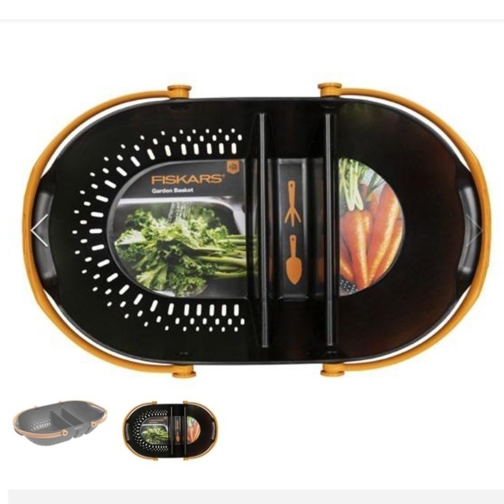 FISKARS GARDEN HARVEST BASKET NWT